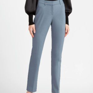 Express Columnist Skinny Fitted Mid Rise Pants Size 6 Regular Slate Blue